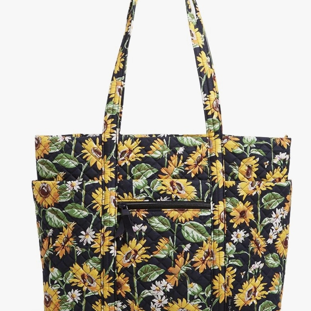 Vera Bradley Sunflower Vera Tote Bag